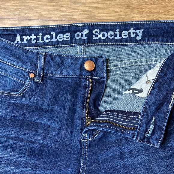 Articles of Society Kendra Baby Boot-cut Deep Sea Jeans - Picture 9 of 13